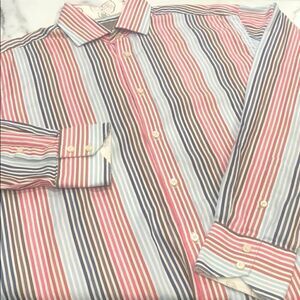 Thomas Dean Men’s Button Up Men’s. Sz. L